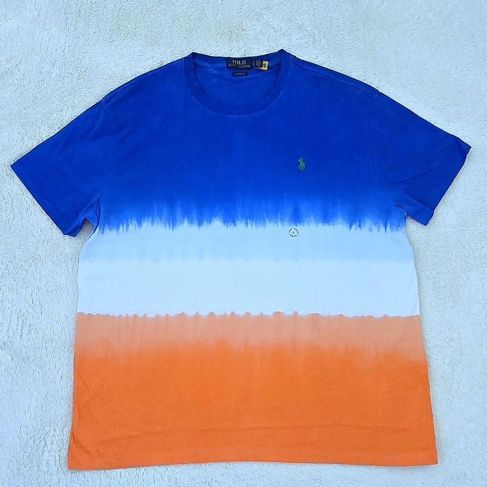 POLO🏇 Ralph Lauren Gradient Tie Dye Tee👕 - NWT